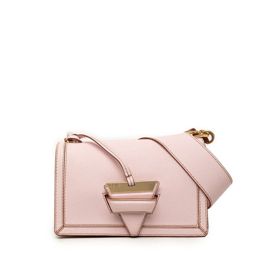 Loewe Barcelona Chain Shoulder Bag Cross Pink Leather