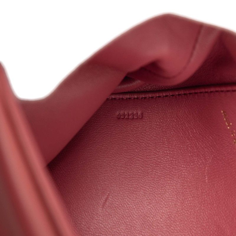 Loewe Anagram Goya Puffer Chain Shoulder Bag Pink Leather — view 6