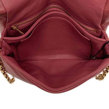 Loewe Anagram Goya Puffer Chain Shoulder Bag Pink Leather — view 4