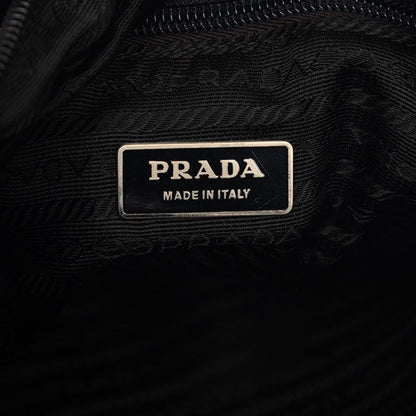 Prada Crossbody Shoulder Bag Black Nylon — view 5