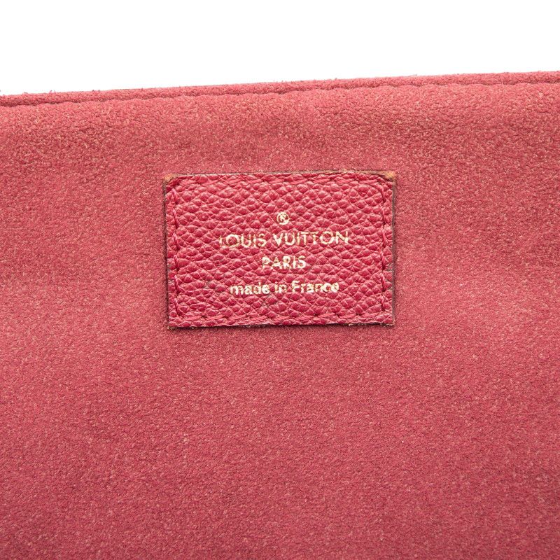 Louis Vuitton Monogram Alma Bag Into Bag Handbag Bordeaux Leather — view 5