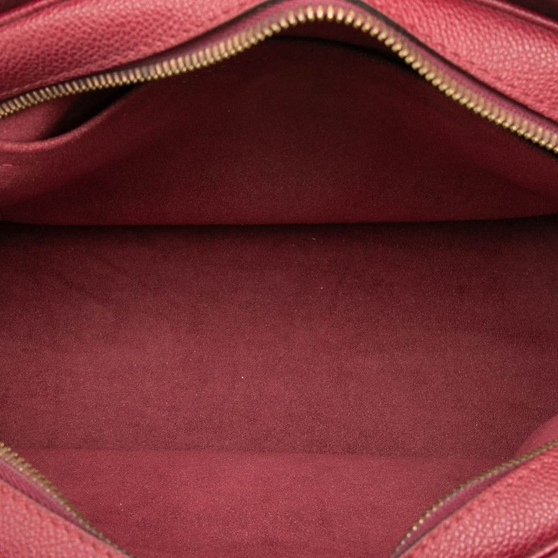 Louis Vuitton Monogram Alma Bag Into Bag Handbag Bordeaux Leather — view 4