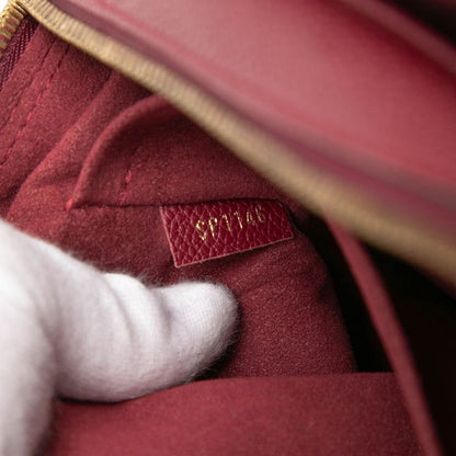 Louis Vuitton Monogram Alma Bag Into Bag Handbag Bordeaux Leather — view 6