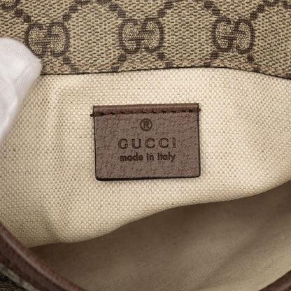 Gucci GG Supreme Sherry Line Neo Vintage Belt Bag Brown Beige Leather — view 5