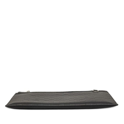 Louis Vuitton Damier Infini Pochette Discovery Clutch Onyx Black Leather — view 3