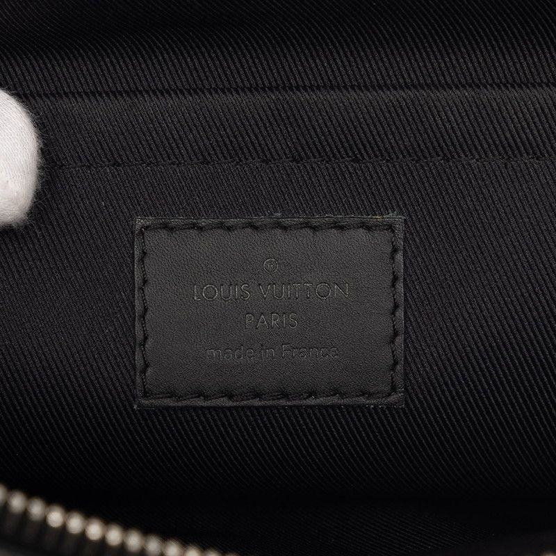 Louis Vuitton Damier Infini Pochette Discovery Clutch Onyx Black Leather — view 5