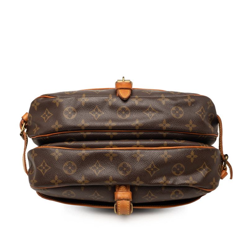 Louis Vuitton Monogram Saumur 30 Crossbody Shoulder Bag Brown Leather — view 3