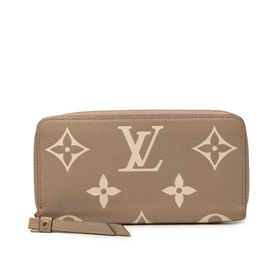 Louis Vuitton Monogram Empreinte Bicolor Zippy Wallet Zip Around Tourtle