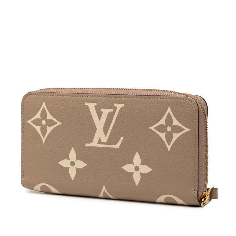 Louis Vuitton Monogram Empreinte Bicolor Zippy Wallet Zip Around Tourtle — view 2