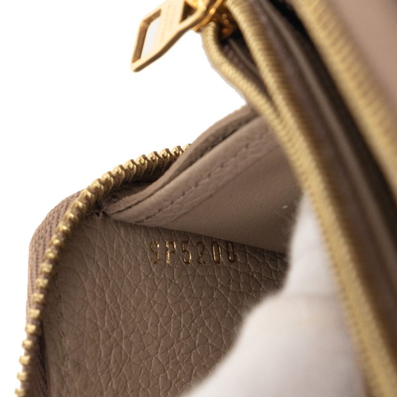 Louis Vuitton Monogram Empreinte Bicolor Zippy Wallet Zip Around Tourtle — view 7