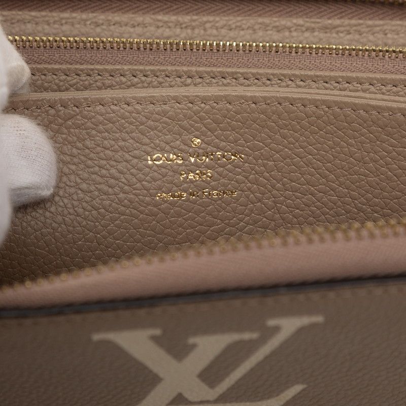 Louis Vuitton Monogram Empreinte Bicolor Zippy Wallet Zip Around Tourtle — view 6