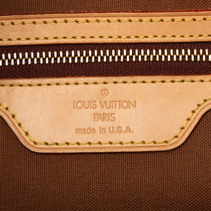 Louis Vuitton Monogram Cabas Mezzo Shoulder Bag Tote Brown Leather — view 5