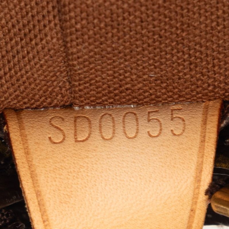 Louis Vuitton Monogram Cabas Mezzo Shoulder Bag Tote Brown Leather — view 6