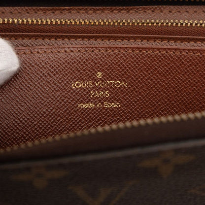 Louis Vuitton Monogram Zippy Wallet Zip Around Brown Leather — view 6
