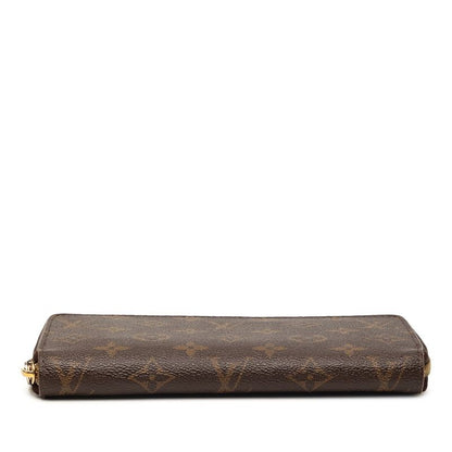 Louis Vuitton Monogram Zippy Wallet Zip Around Brown Leather — view 3