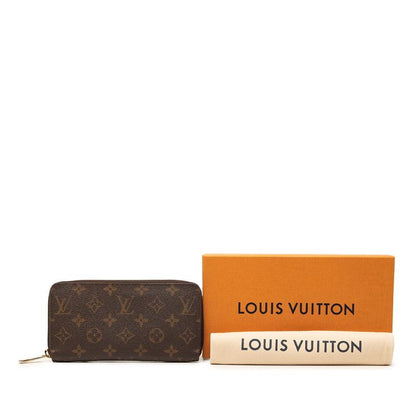 Louis Vuitton Monogram Zippy Wallet Zip Around Brown Leather — view 8