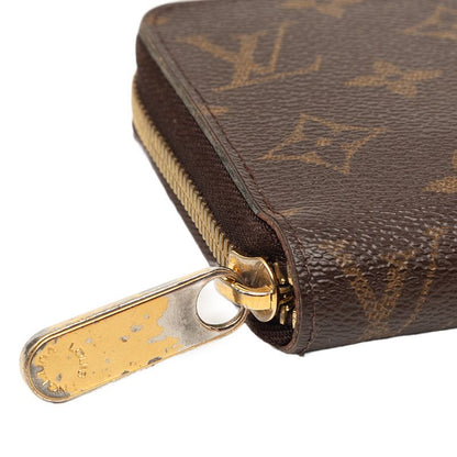 Louis Vuitton Monogram Zippy Wallet Zip Around Brown Leather — view 4