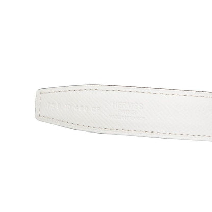 Hermes Torsade Reversible 75 White Veau Epsom 1- Belt — view 4