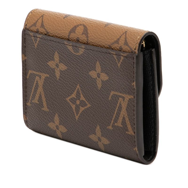 Louis Vuitton Monogram Reverse Porte-Monnaie Rosalie Coin Case Card Brown — view 2
