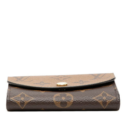 Louis Vuitton Monogram Reverse Porte-Monnaie Rosalie Coin Case Card Brown — view 3