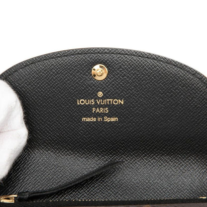 Louis Vuitton Monogram Reverse Porte-Monnaie Rosalie Coin Case Card Brown — view 6