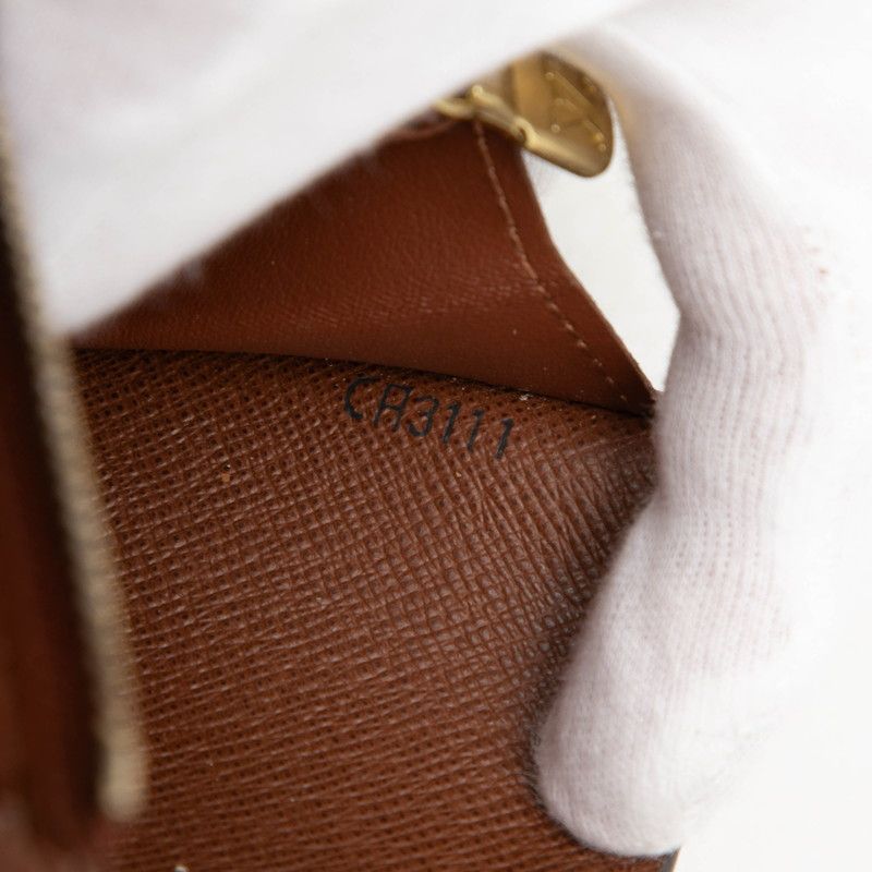 Louis Vuitton Monogram Portefeuille Alexandra Trifold Wallet Brown Leather — view 7