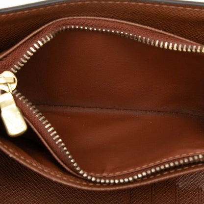 Louis Vuitton Monogram Portefeuille Alexandra Trifold Wallet Brown Leather — view 5