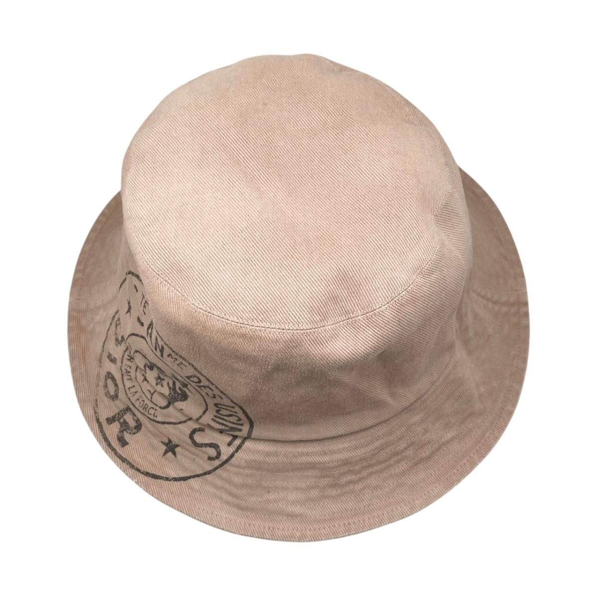 Dior Hat Union Bob Hat Bucket Hat 58 Cotton Logo Beige — view 5