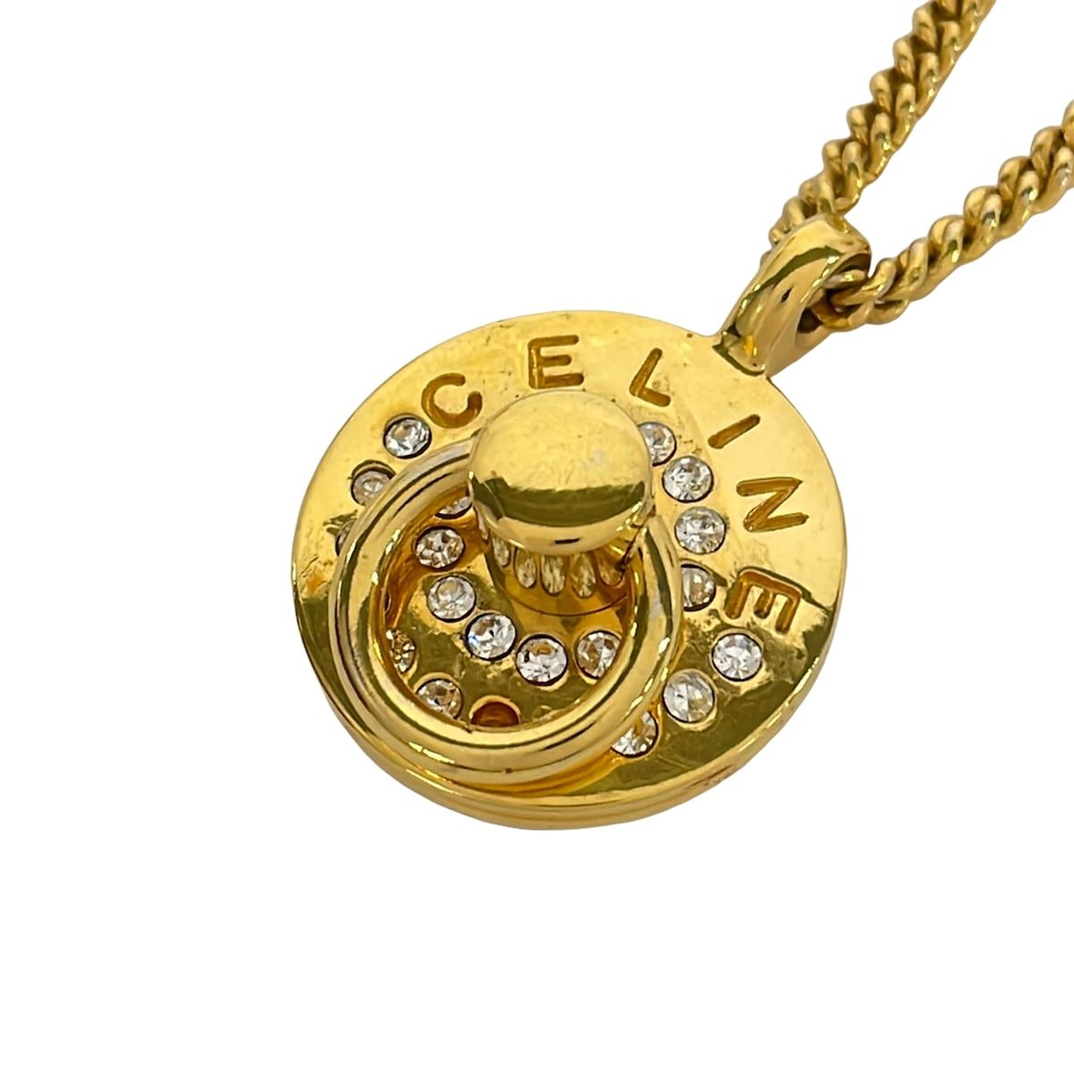 Celine Necklace Gold Clear