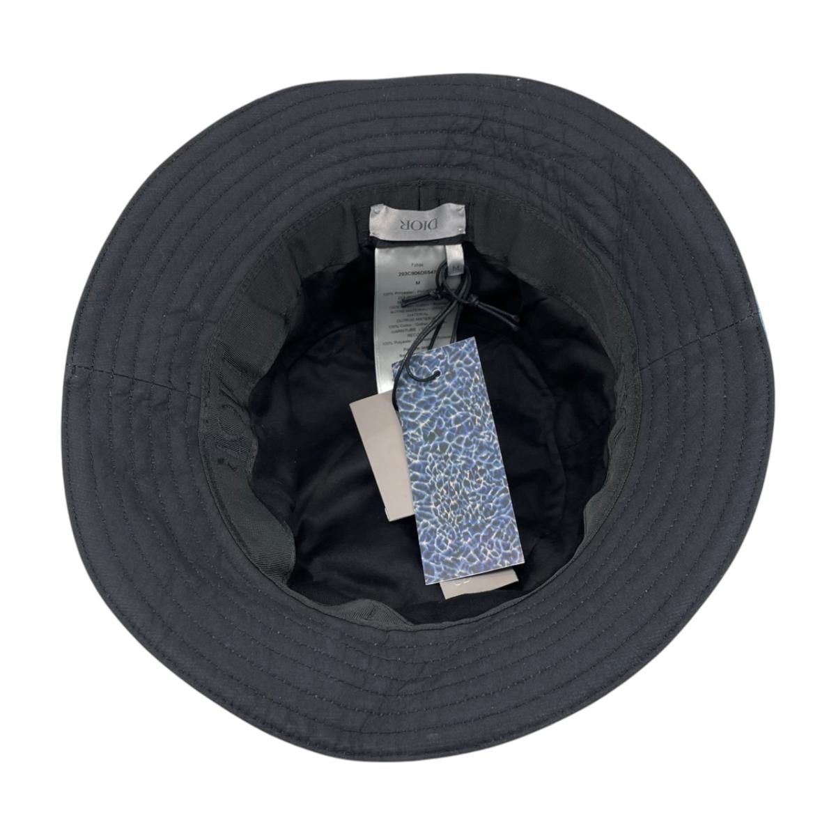 Dior Parley Forge O-chien Collaboration Hat Bucket Hat M All Over Pattern Blue — view 7