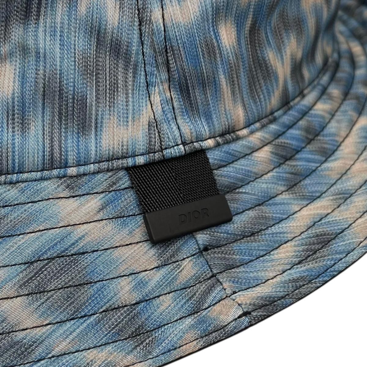 Dior Parley Forge O-chien Collaboration Hat Bucket Hat M All Over Pattern Blue — view 6
