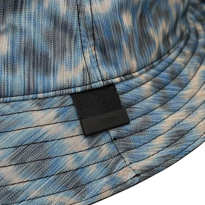 Dior Parley Forge O-chien Collaboration Hat Bucket Hat M All Over Pattern Blue — view 6