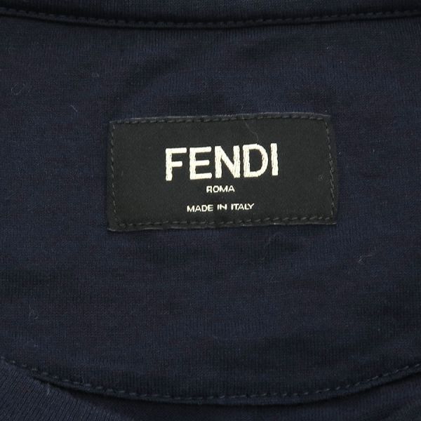 Fendi T-Shirt Navy — view 8