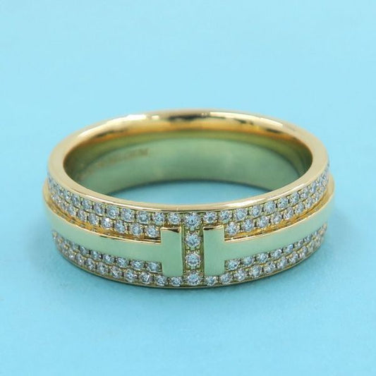 Tiffany & Co Ttwo Paveda Earrings Wide 12.5