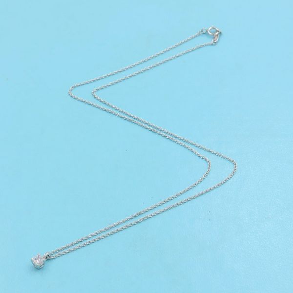 Tiffany & Co Solitaire Diamond Necklace — view 4
