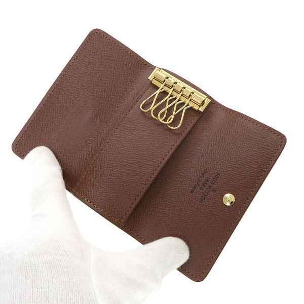 Louis Vuitton Monogram Key Case Multicles 4 Key Holder — view 3