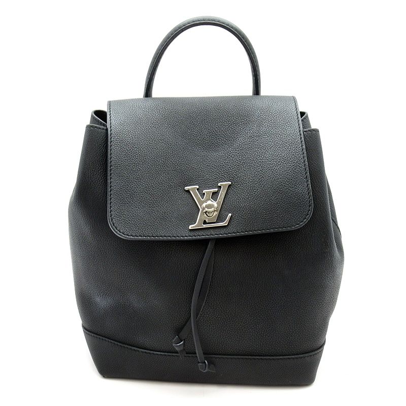Louis Vuitton Lockme Backpack Calf Noir