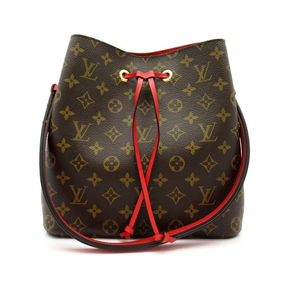 Louis Vuitton Neo Noe Monogram Shoulder Bag Coquelicot
