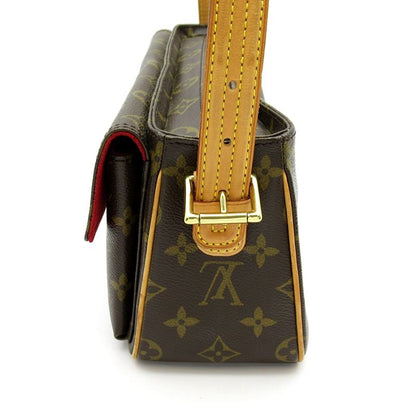 Louis Vuitton Viva Cite MM Monogram Shoulder Bag Brown — view 3