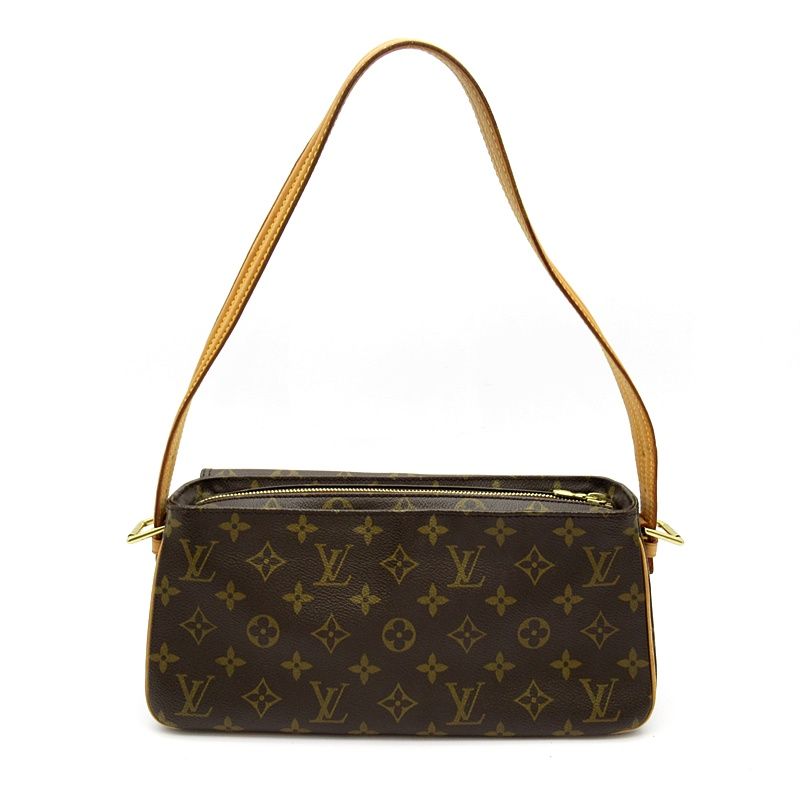 Louis Vuitton Viva Cite MM Monogram Shoulder Bag Brown — view 4