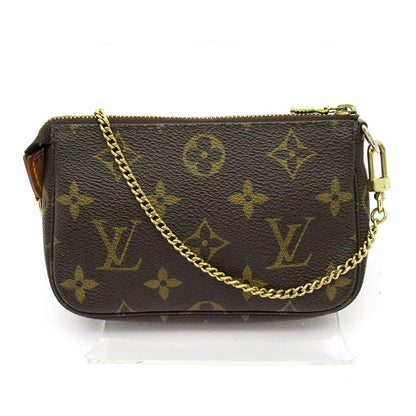 Louis Vuitton Mini Pochette Monogram Shoulder Bag Brown — view 4