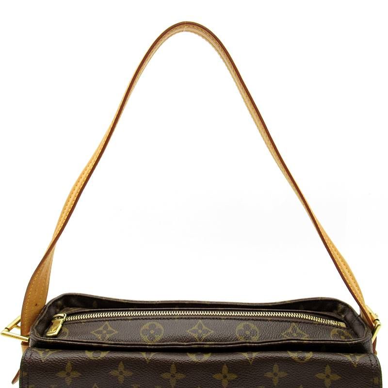 Louis Vuitton Viva Cite MM Monogram Shoulder Bag Brown — view 2