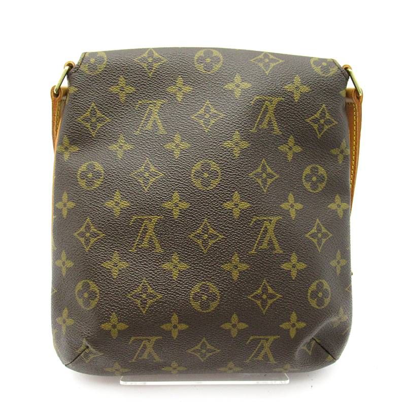 Louis Vuitton Musette Salsa Short Monogram Shoulder Bag Brown — view 4
