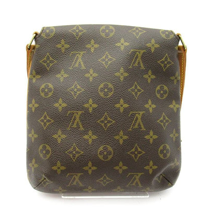 Louis Vuitton Musette Salsa Short Monogram Shoulder Bag Brown — view 4