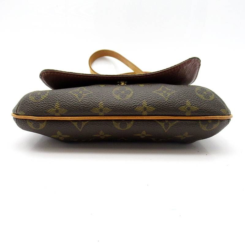 Louis Vuitton Musette Salsa Short Monogram Shoulder Bag Brown — view 6