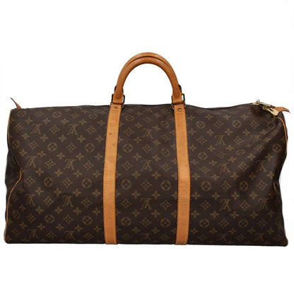 Louis Vuitton Keepall 60 Monogram Boston Bag Brown — view 4