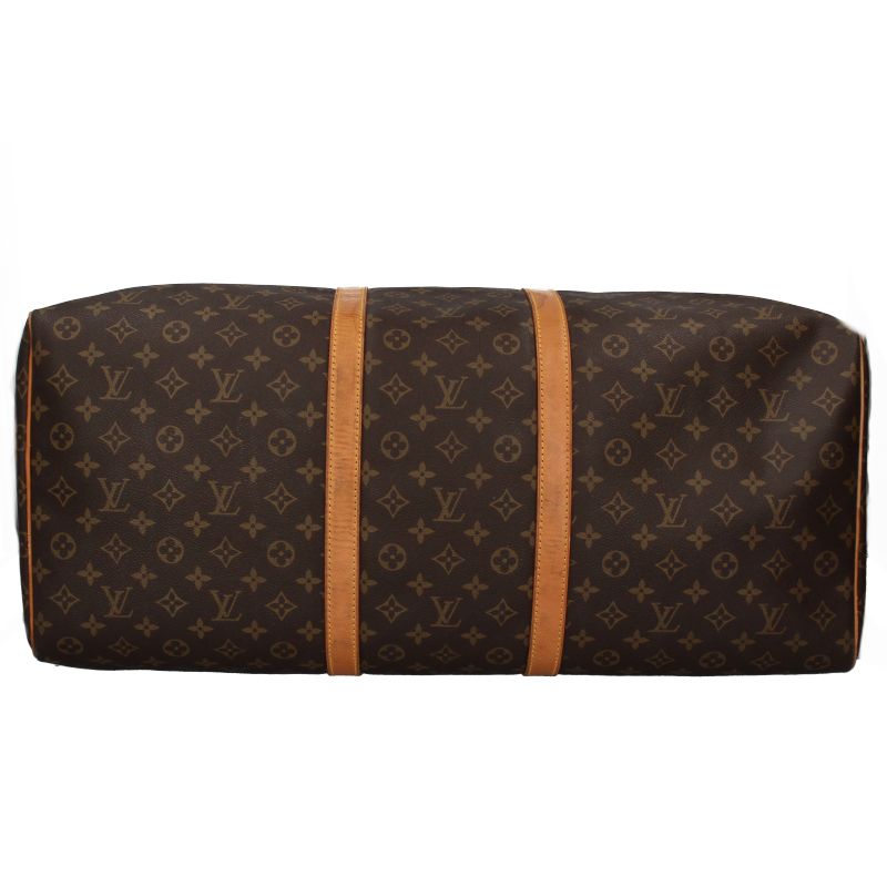 Louis Vuitton Keepall 60 Monogram Boston Bag Brown — view 6
