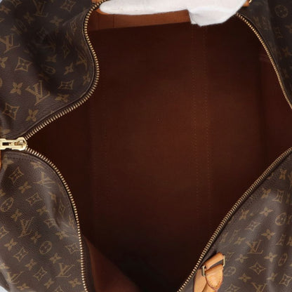 Louis Vuitton Keepall 60 Monogram Boston Bag Brown — view 7