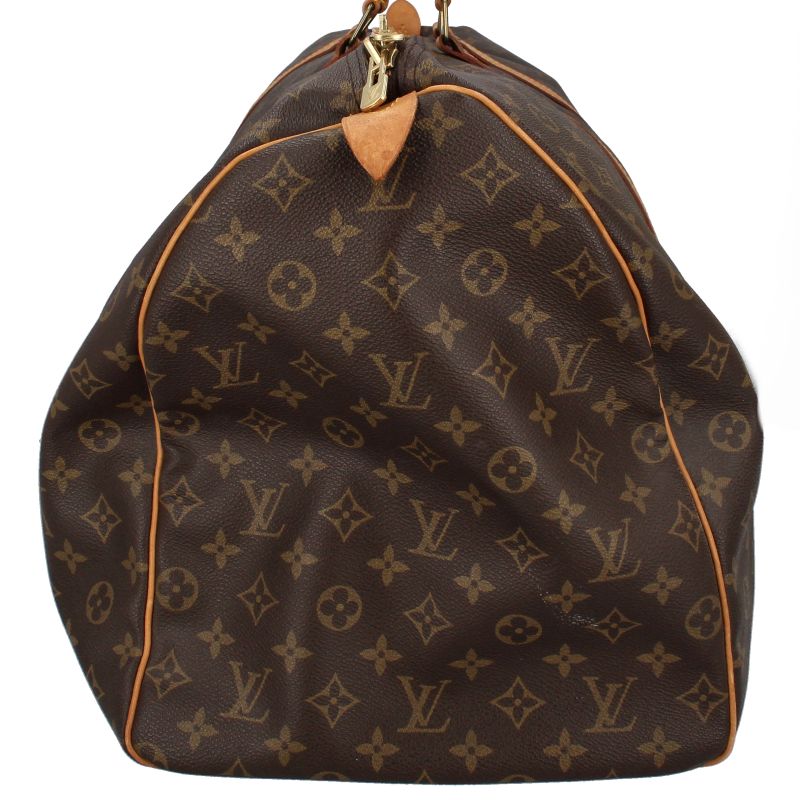 Louis Vuitton Keepall 60 Monogram Boston Bag Brown — view 5