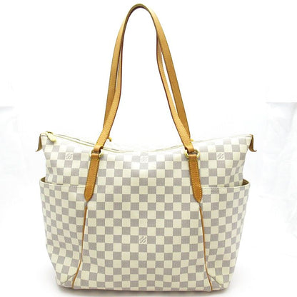 Louis Vuitton Totally GM Damier Azur Shoulder Bag White